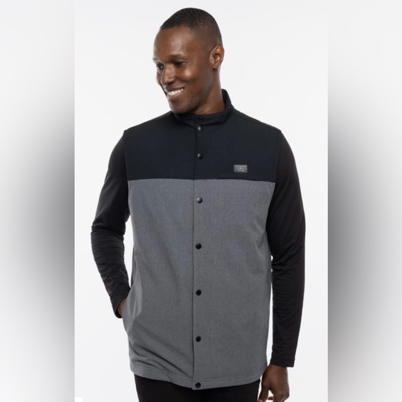 Travis Mathew Other - Travis Mathew Navigational Report Men’s Black and Gray Performance Golf Vest